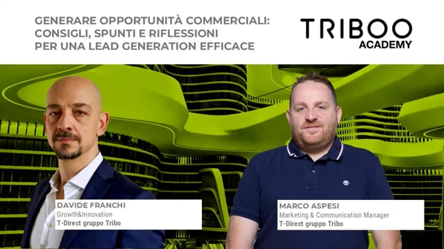 I social come canale di lead generation TRIBOO